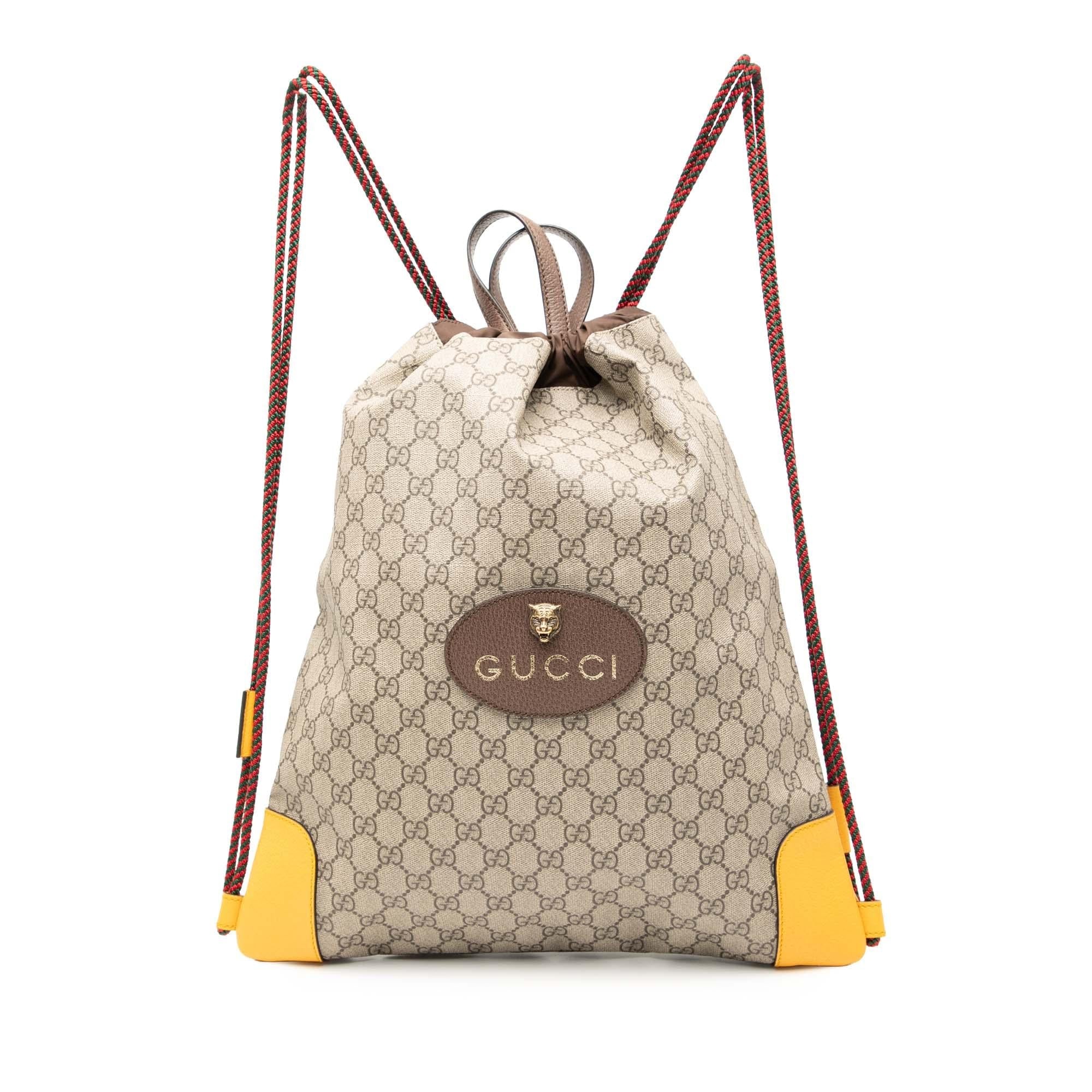 Gucci GG Supreme Animalier Backpack