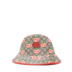 Gucci GG Supreme Apple Bucket Hat - Size L