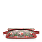 Gucci GG Supreme Apple Monogram Belt Bag - Size 32 / 80 (SHF-23491)