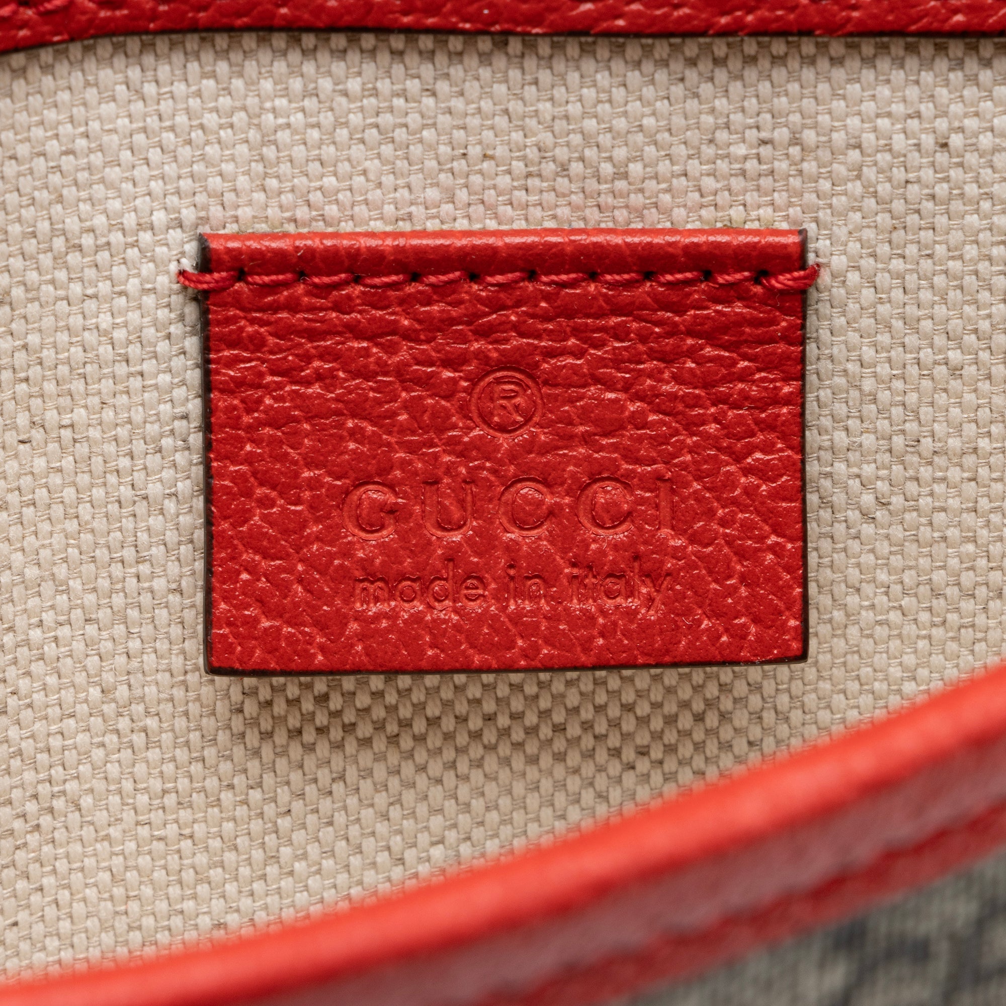 Gucci GG Supreme Apple Monogram Belt Bag - Size 32 / 80 (SHF-23491)