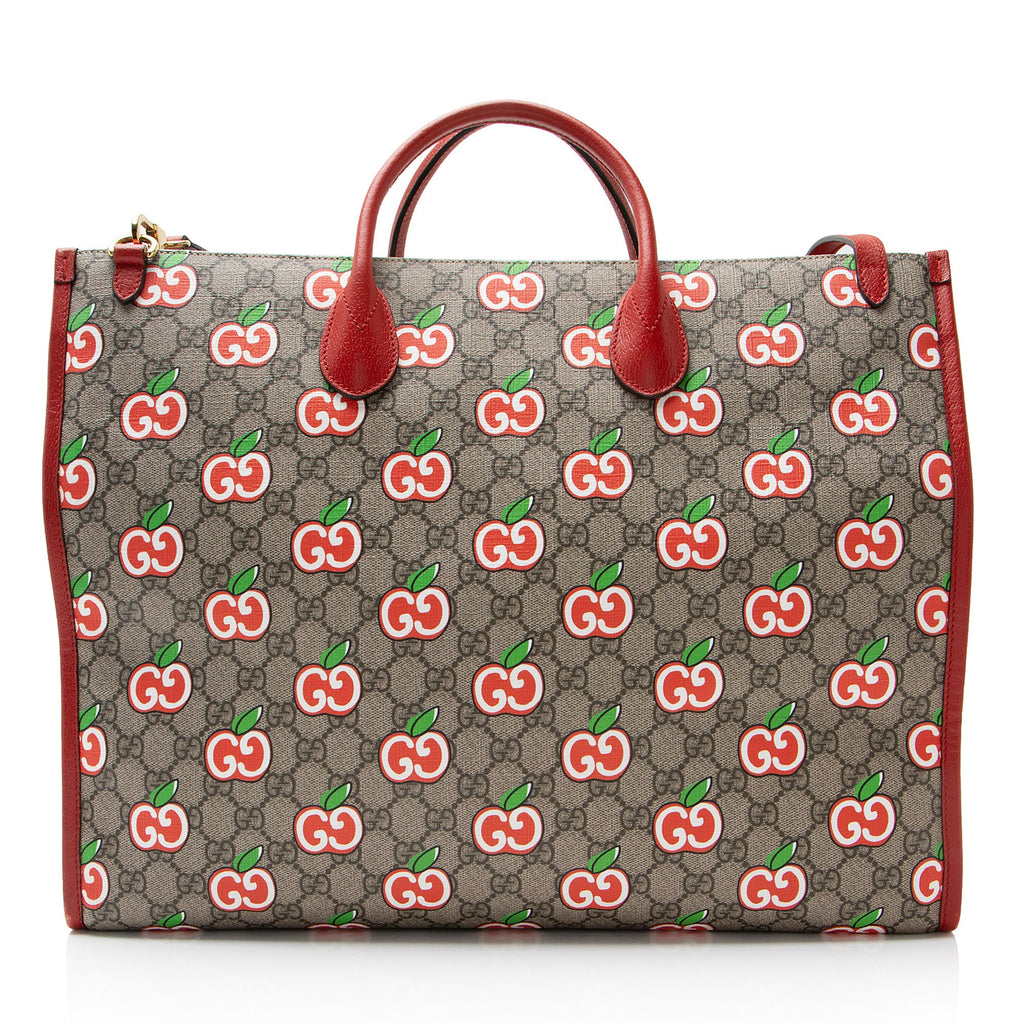 Gucci GG Supreme Apple Large Tote