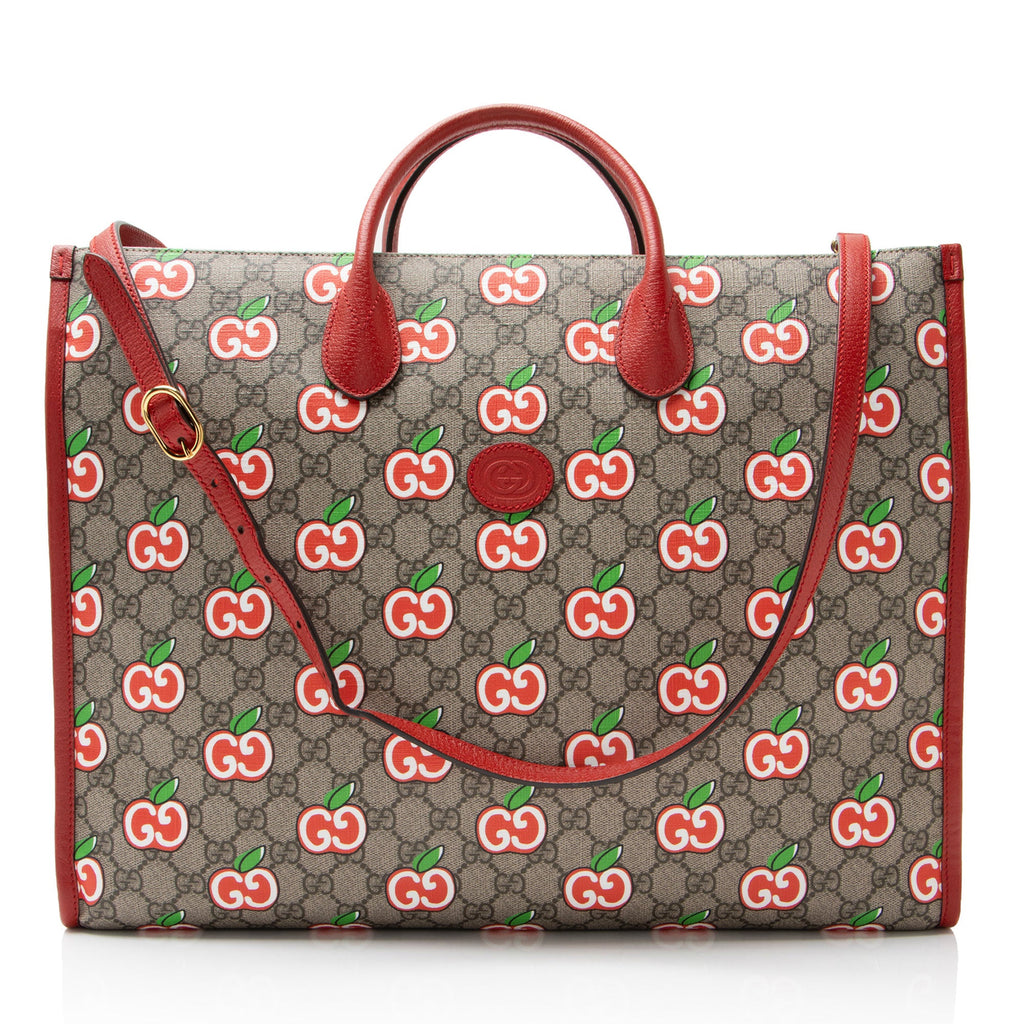 Gucci GG Supreme Apple Large Tote
