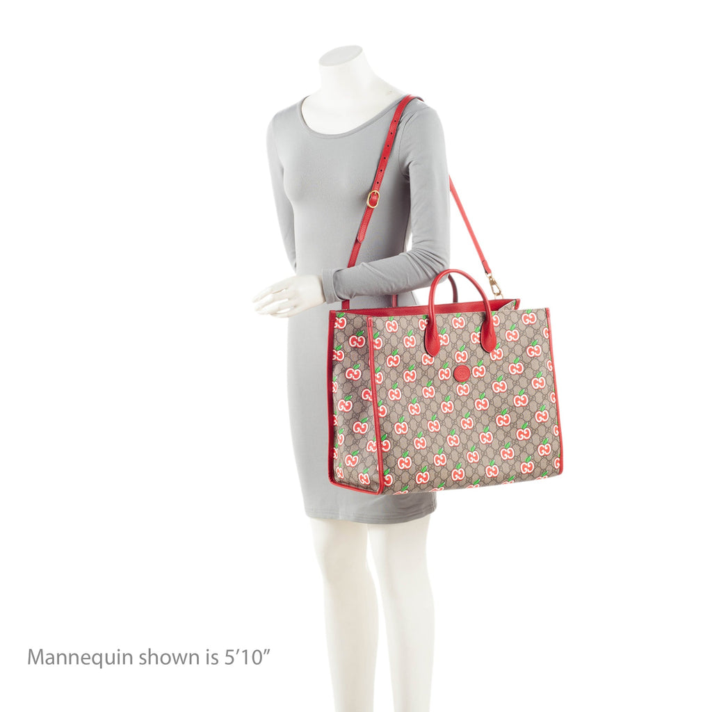 Gucci GG Supreme Apple Large Tote