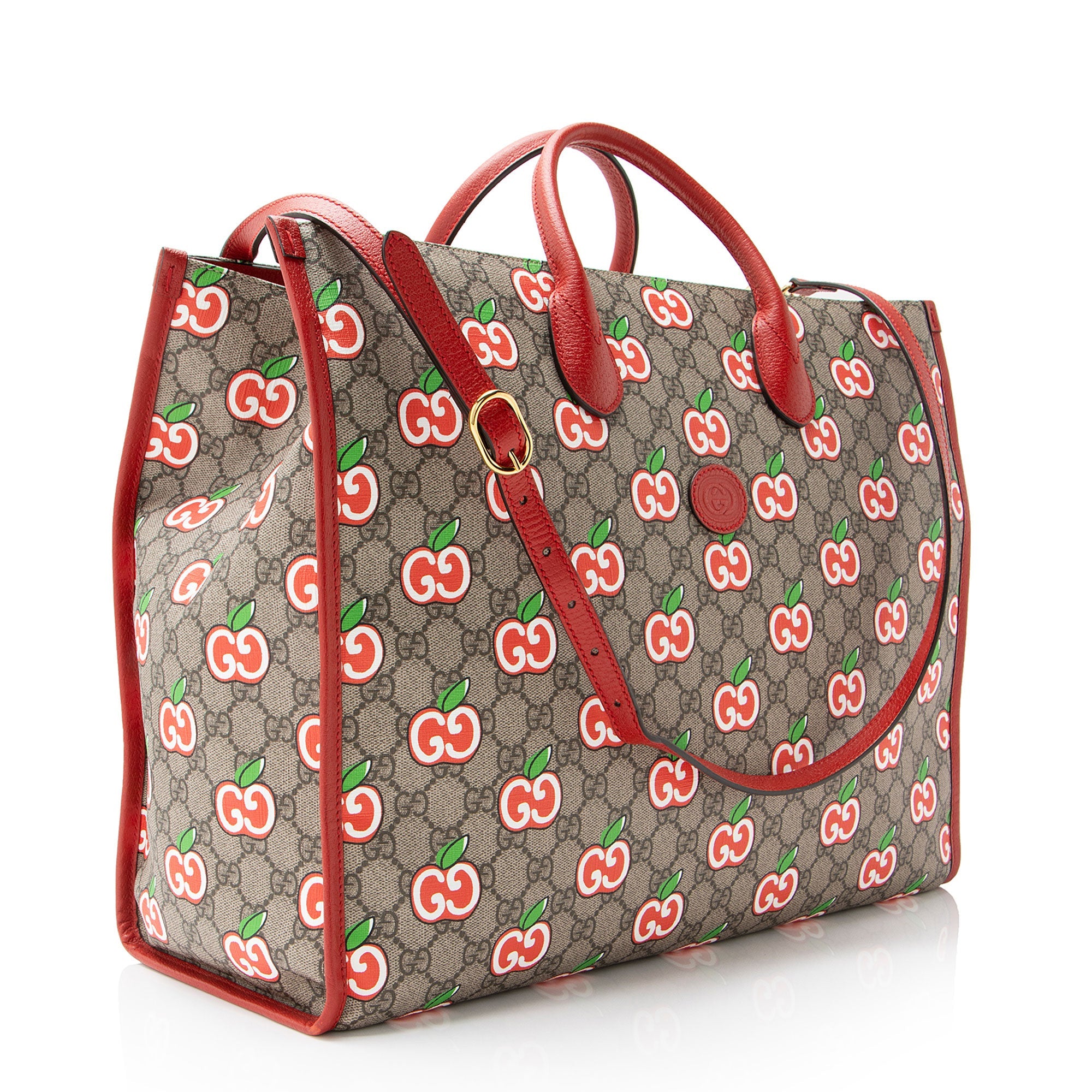Gucci GG Supreme Apple Large Tote