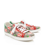 Gucci GG Supreme Apple Sneakers - Size 37.5 / 7.5 (SHF-8bwssz)