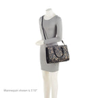 Gucci GG Supreme Arabesque Top Handle Convertible Small Tote (SHF-23364)