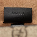 Gucci GG Supreme Bamboo Padlock Top Handle Shoulder Bag (SHF-hs3Epm)