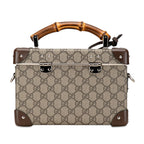 Gucci GG Supreme Bamboo Vanity Bag (SHG-407Dy5)