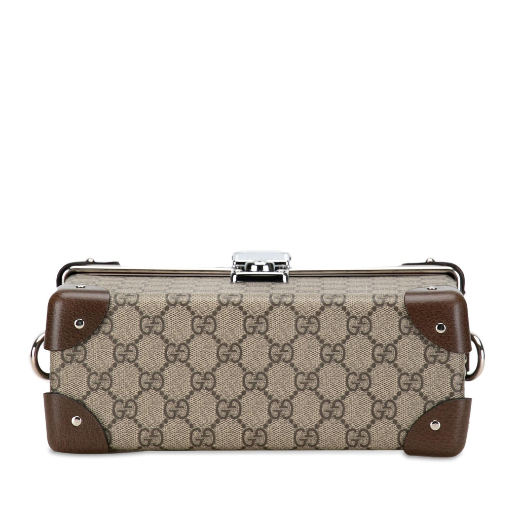 Gucci GG Supreme Bamboo Vanity Bag (SHG-407Dy5)