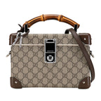 Gucci GG Supreme Bamboo Vanity Bag (SHG-407Dy5)