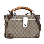 Gucci GG Supreme Bamboo Vanity Bag (SHG-407Dy5)