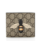 Gucci GG Supreme Bee Bi-Fold Wallet (SHF-22957)