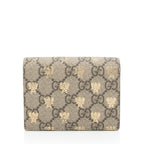 Gucci GG Supreme Bee Card Case