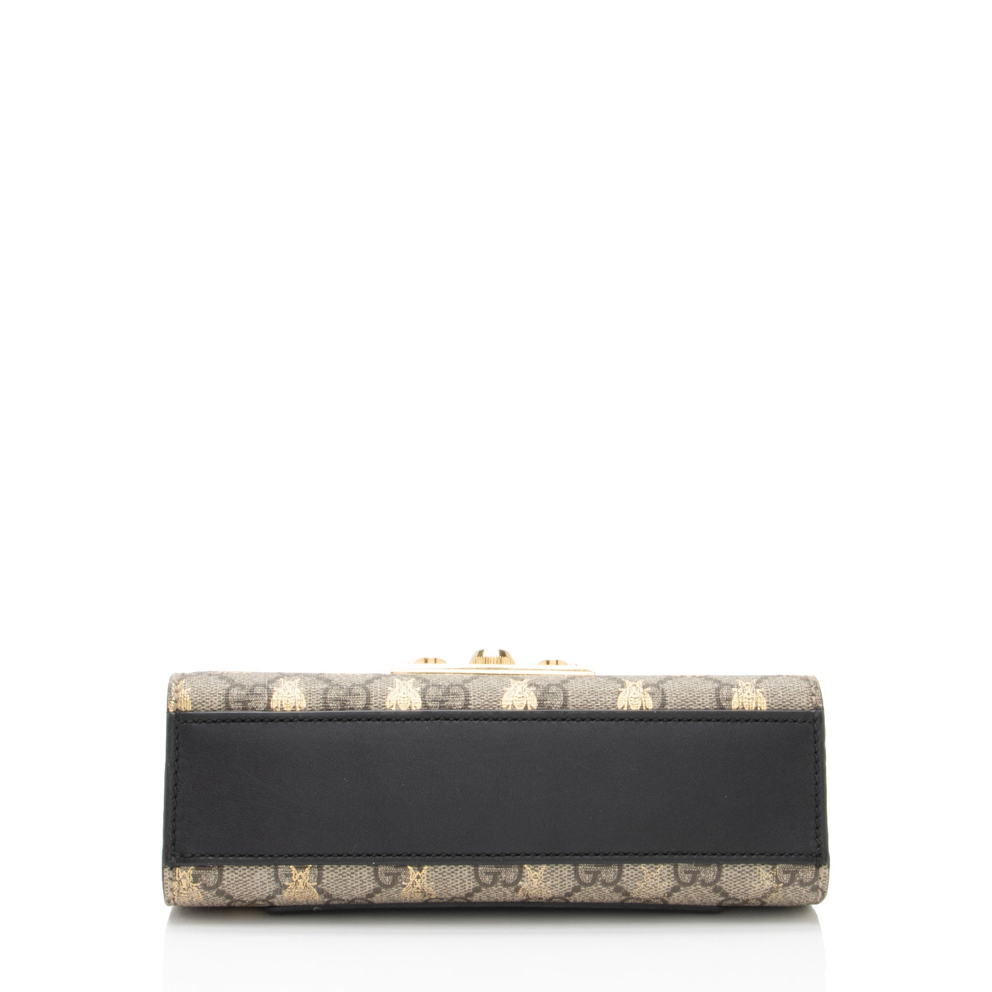 Gucci GG Supreme Bee Padlock Small Shoulder Bag (SHF-JaFqOf)