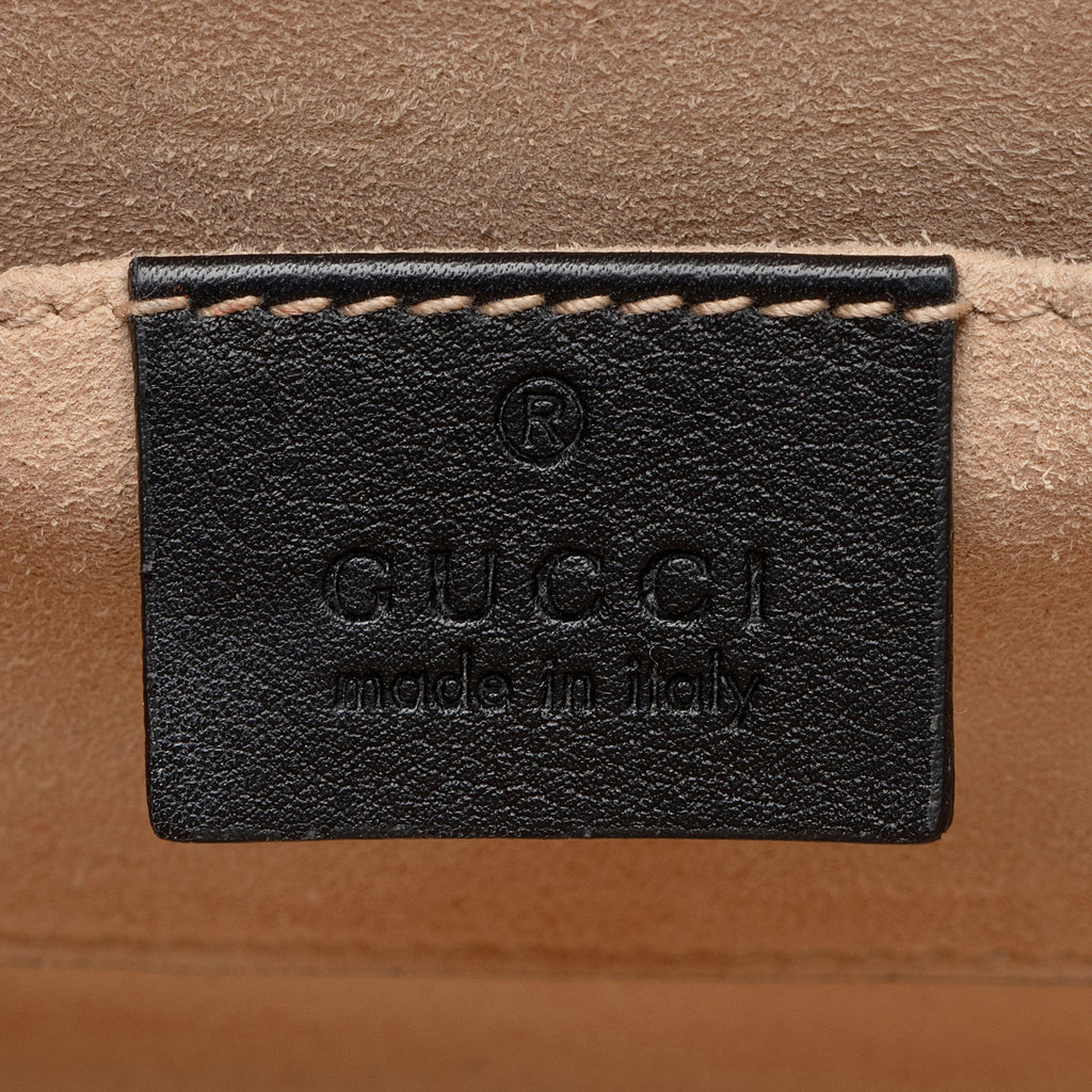 Gucci GG Supreme Bee Padlock Small Shoulder Bag (SHF-JaFqOf)