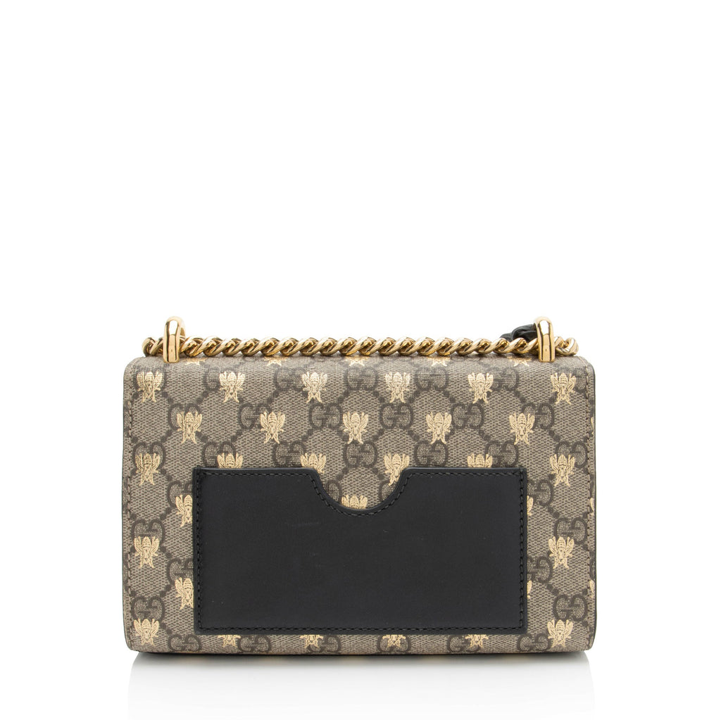 Gucci GG Supreme Bee Padlock Small Shoulder Bag
