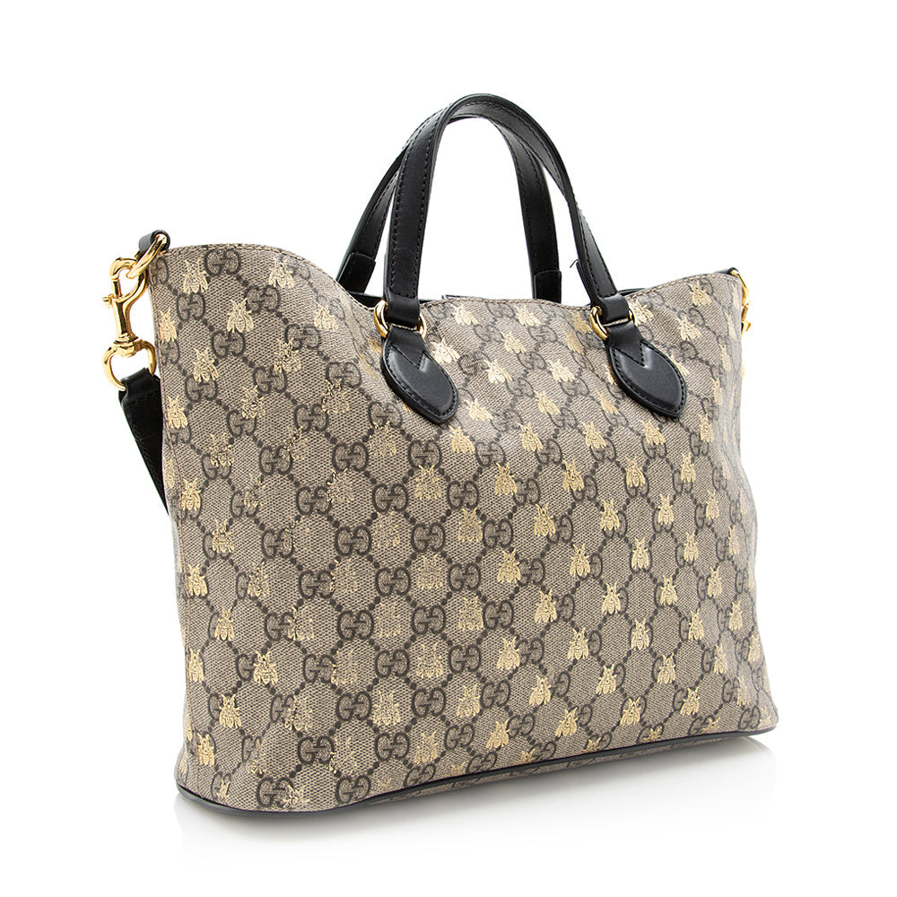 Gucci GG Supreme Bee Soft Small Tote (SHF-20570)