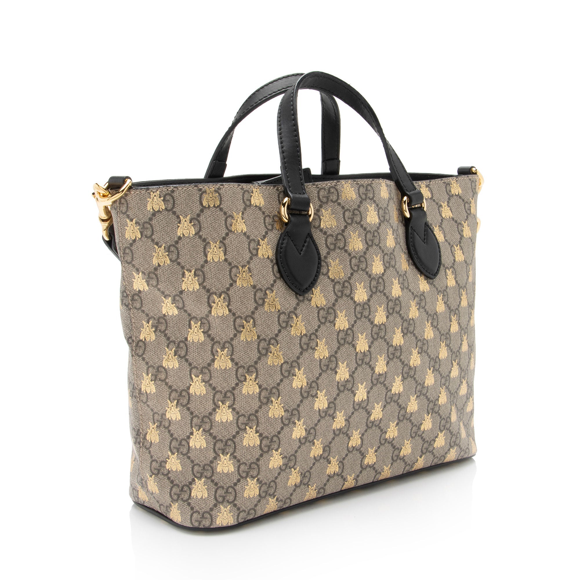 Gucci GG Supreme Bee Soft Small Tote (SHF-tdpAEz)