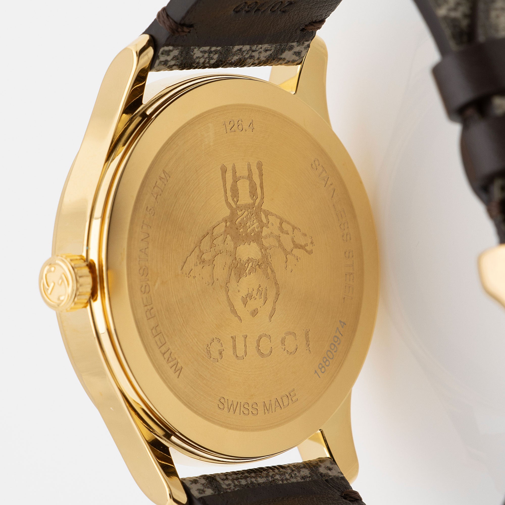 Gucci GG Supreme Bee Timeless Watch