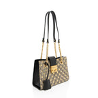Gucci GG Supreme Bees Padlock Small Tote (SHF-FL3A48)