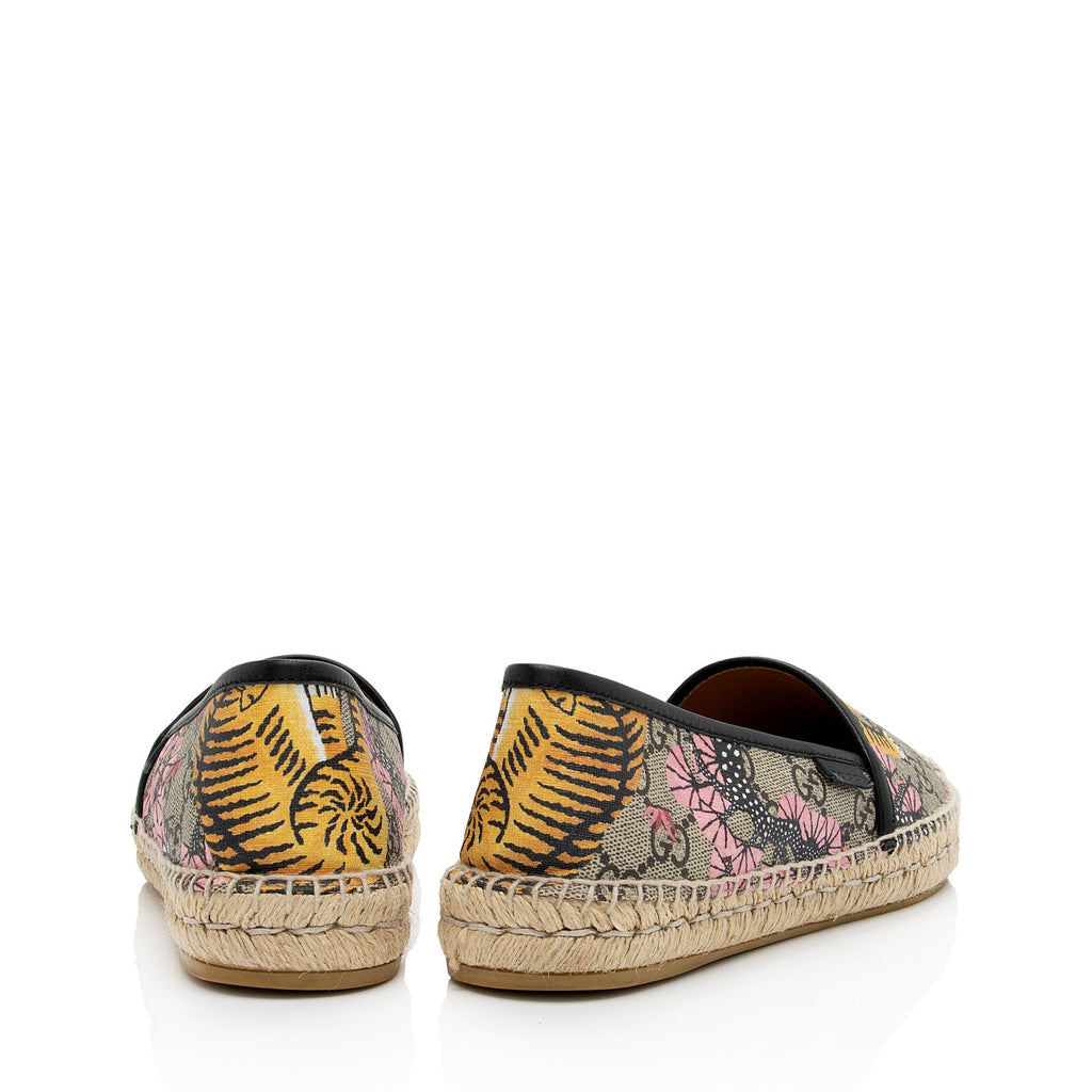 Gucci GG Supreme Bengal Espadrilles - Size 8 / 38 (SHF-REqv7P)