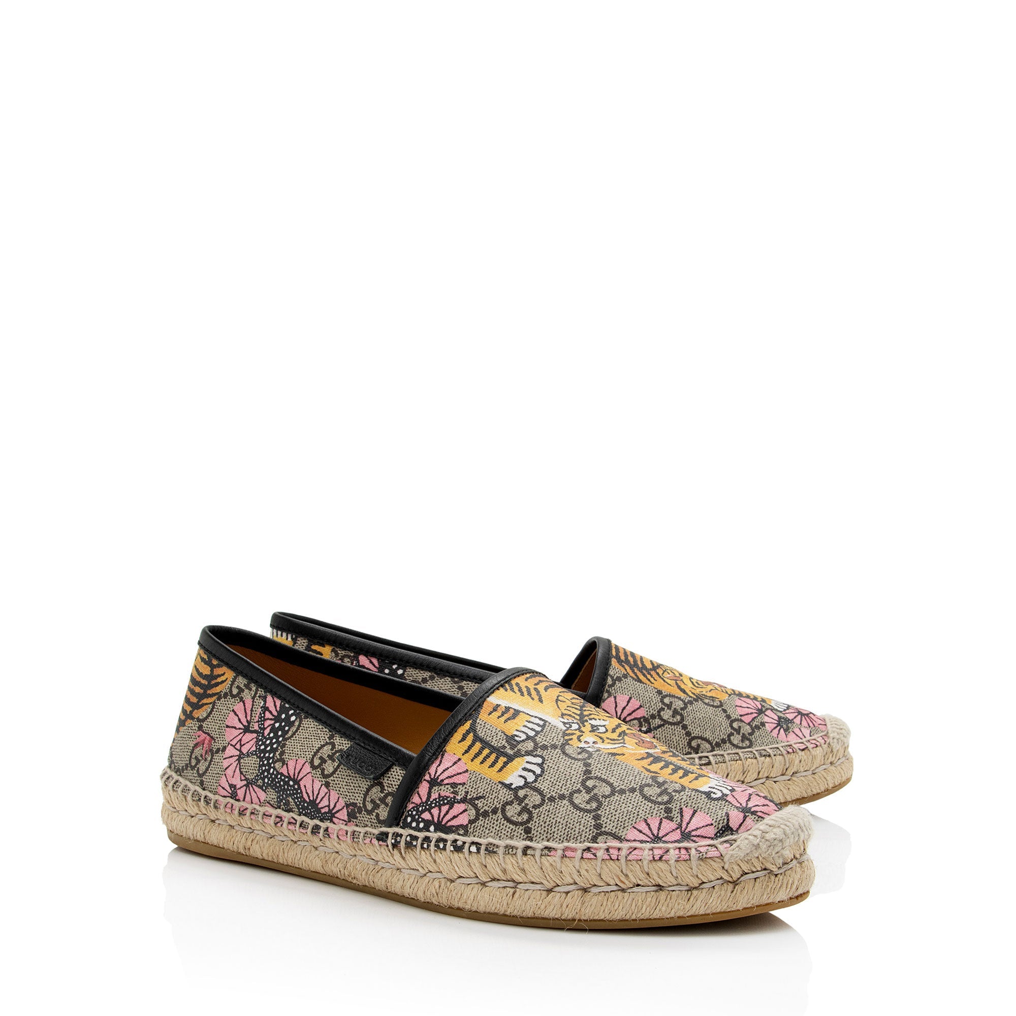Gucci GG Supreme Bengal Espadrilles - Size 8 / 38 (SHF-REqv7P)