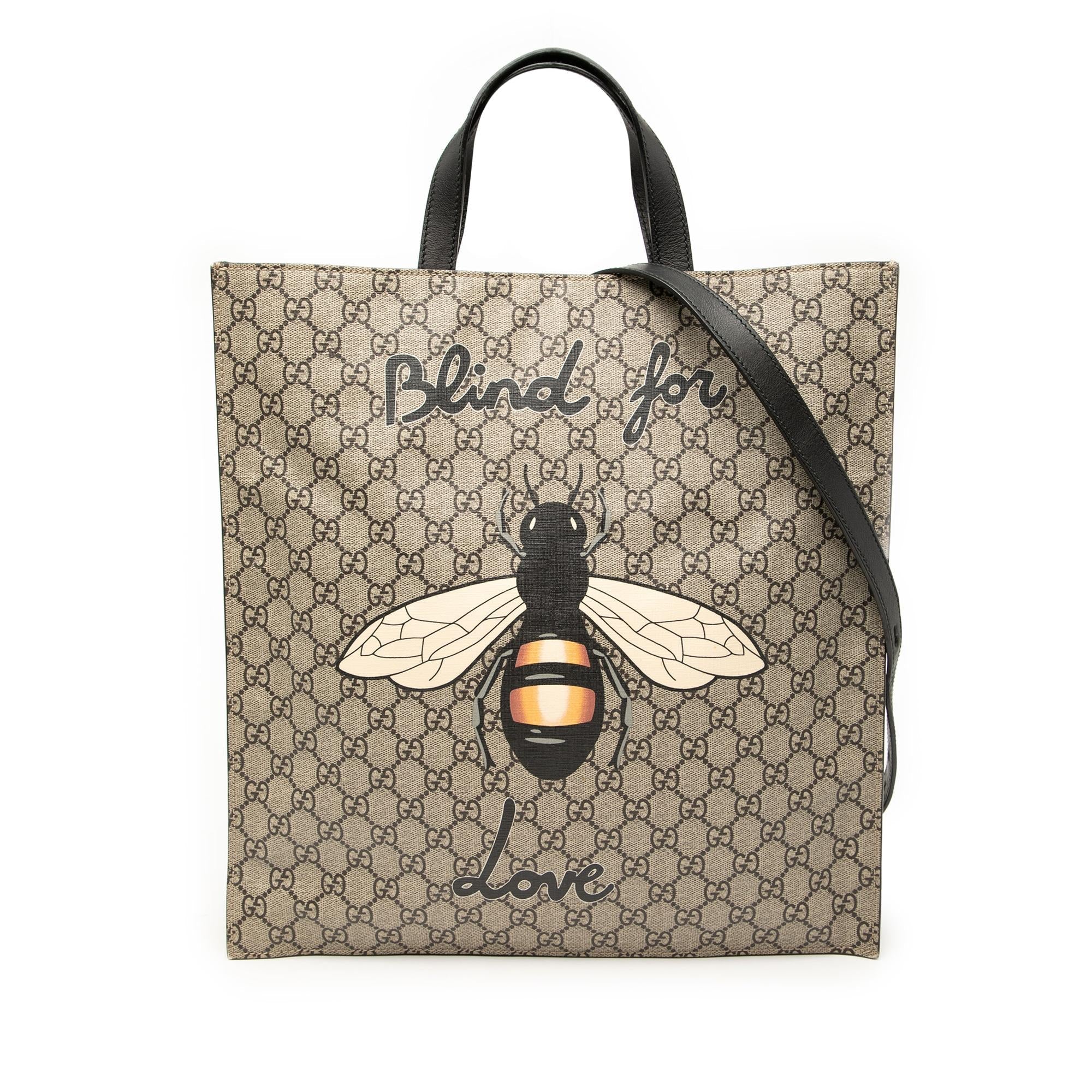 Gucci GG Supreme Blind For Love Satchel