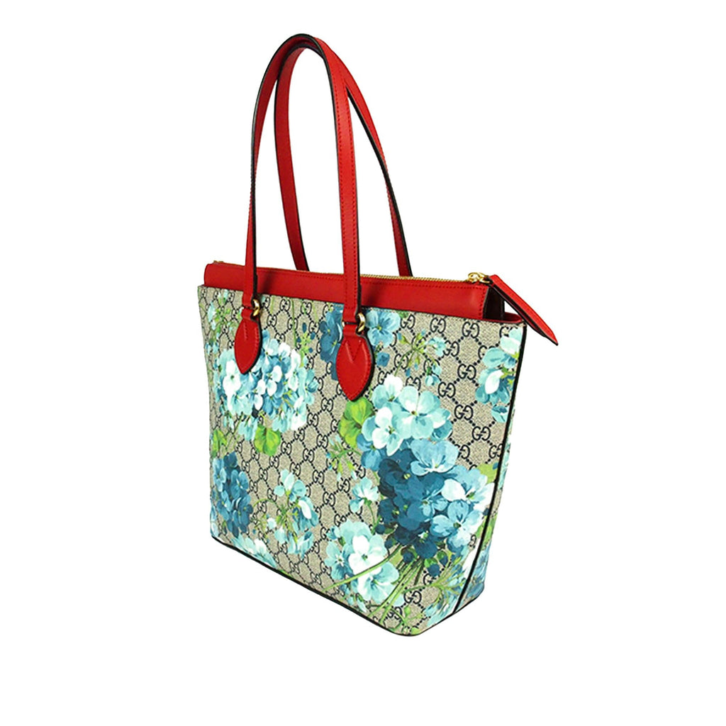 Gucci GG Supreme Blooms Bucket Tote (SHG-36818)
