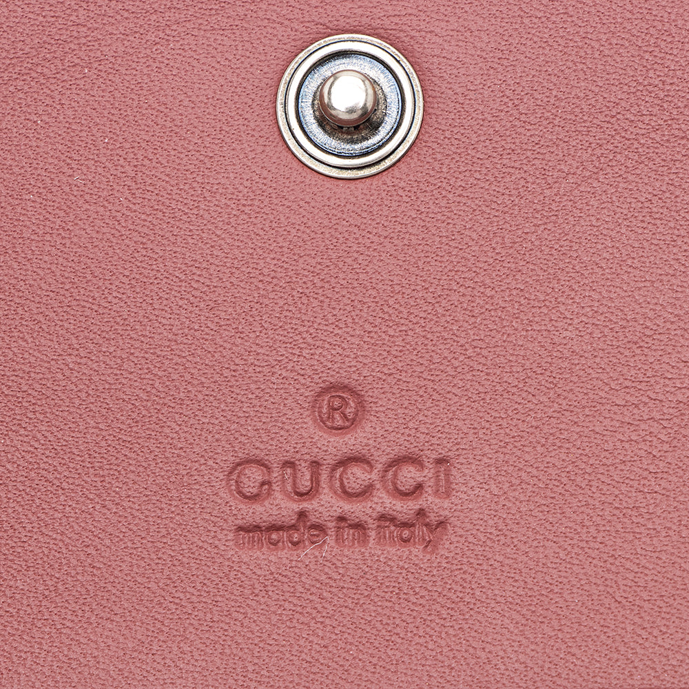Gucci GG Supreme Blooms Card Case (SHF-19783)