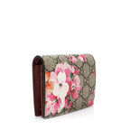 Gucci GG Supreme Blooms Card Case (SHF-19783)