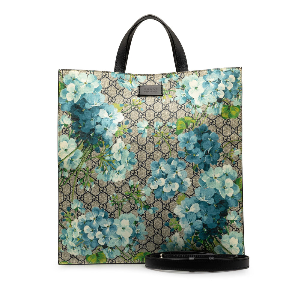 Gucci GG Supreme Blooms Convertible Soft Tote (SHG-XndoPA)