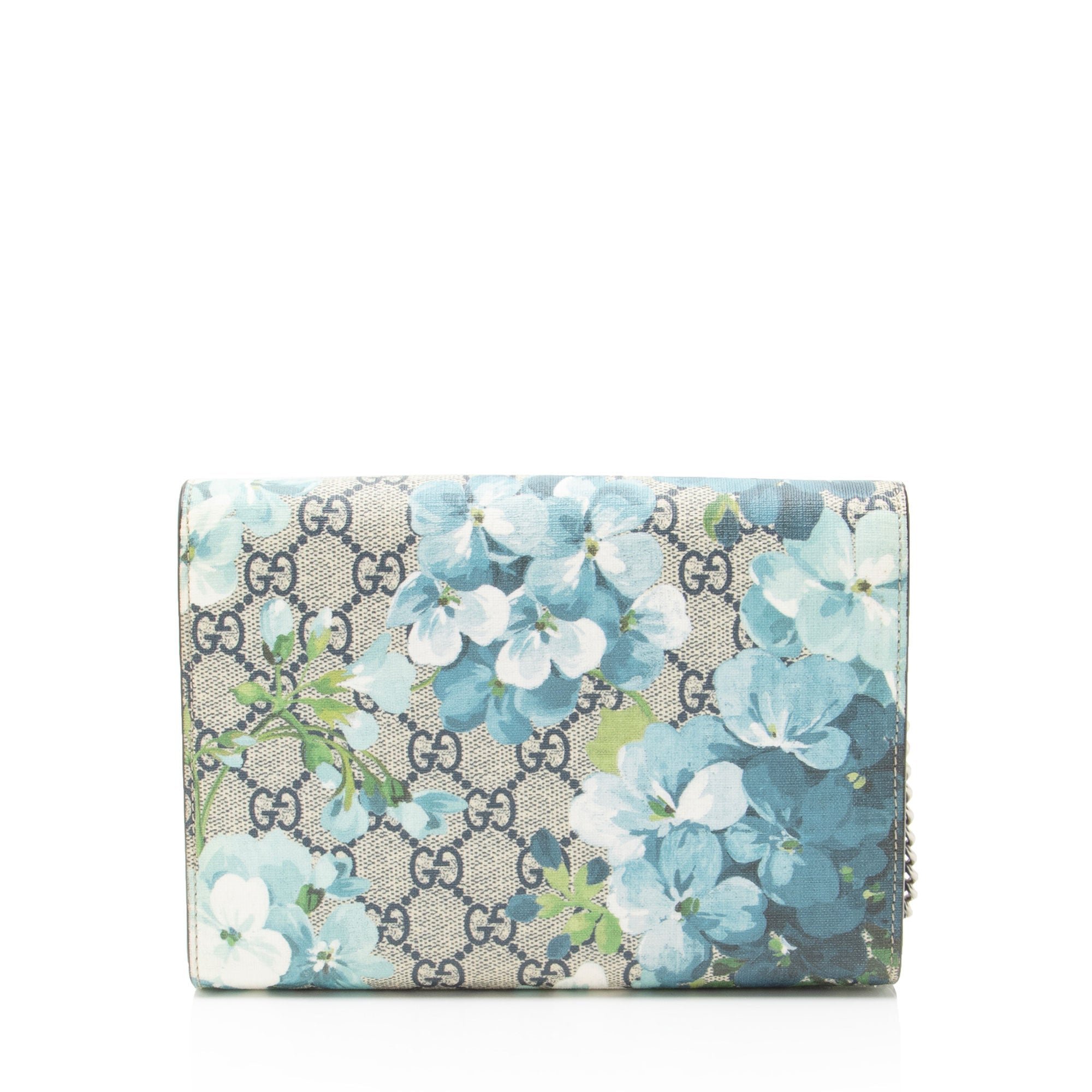 Gucci GG Supreme Blooms Dionysus Chain Wallet