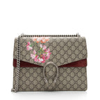 Gucci GG Supreme Blooms Dionysus Medium Shoulder Bag (SHF-JPWNlE)