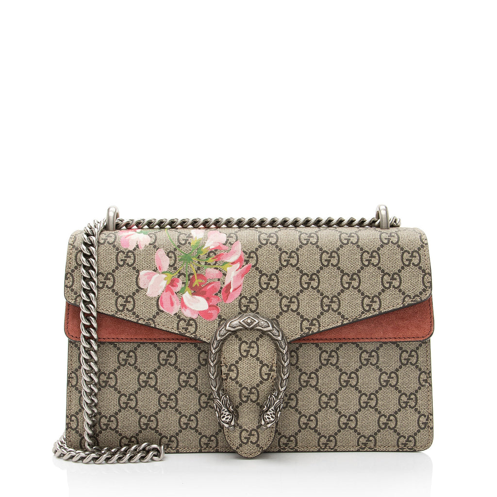 Gucci GG Supreme Blooms Dionysus Medium Shoulder Bag