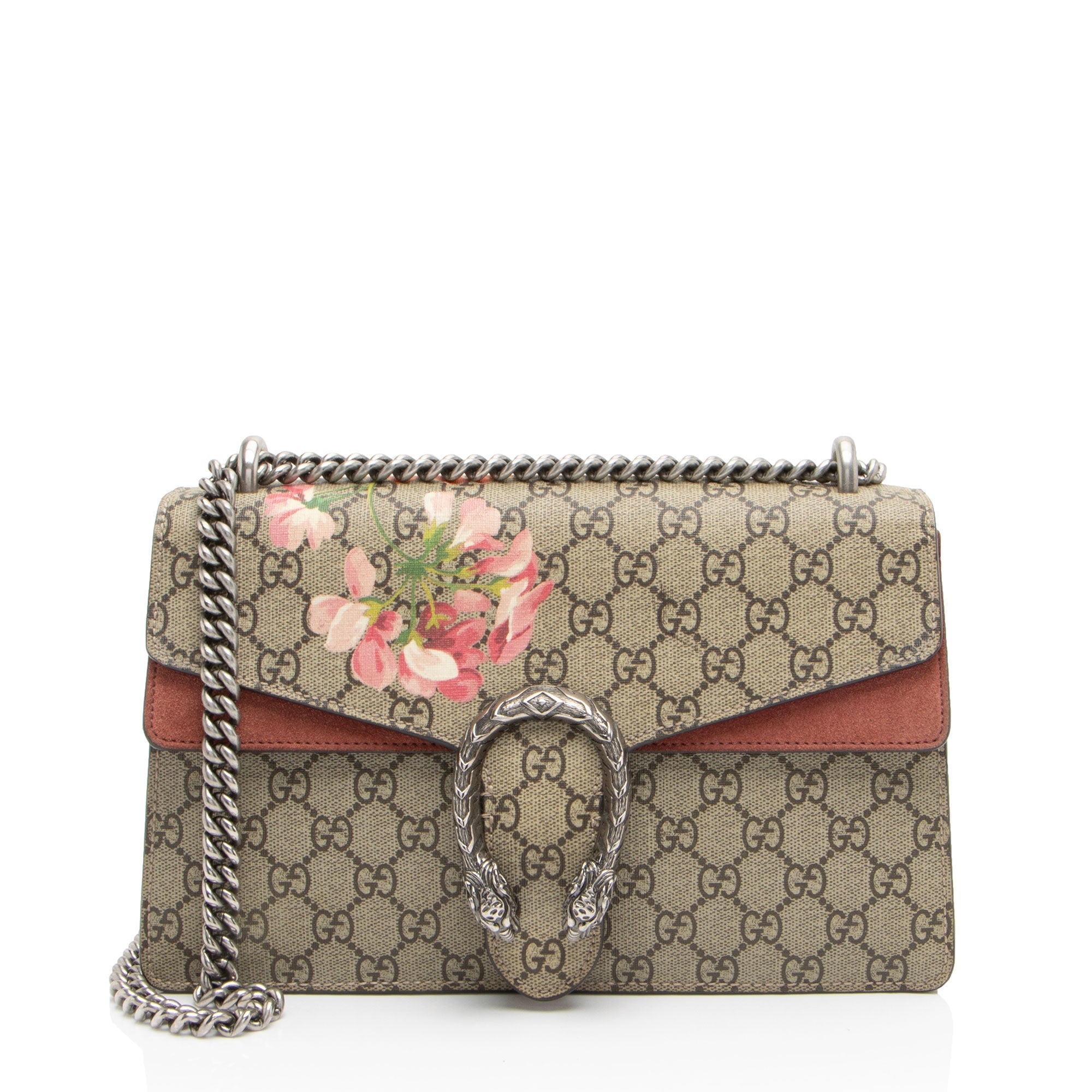 Gucci GG Supreme Blooms Dionysus Medium Shoulder Bag