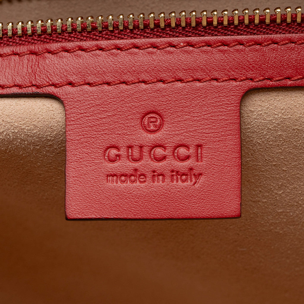 Gucci GG Supreme Blooms Medium Boston Bag (SHF-XceVYh)