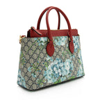 Gucci GG Supreme Blooms Medium Zip Tote (SHF-23777)