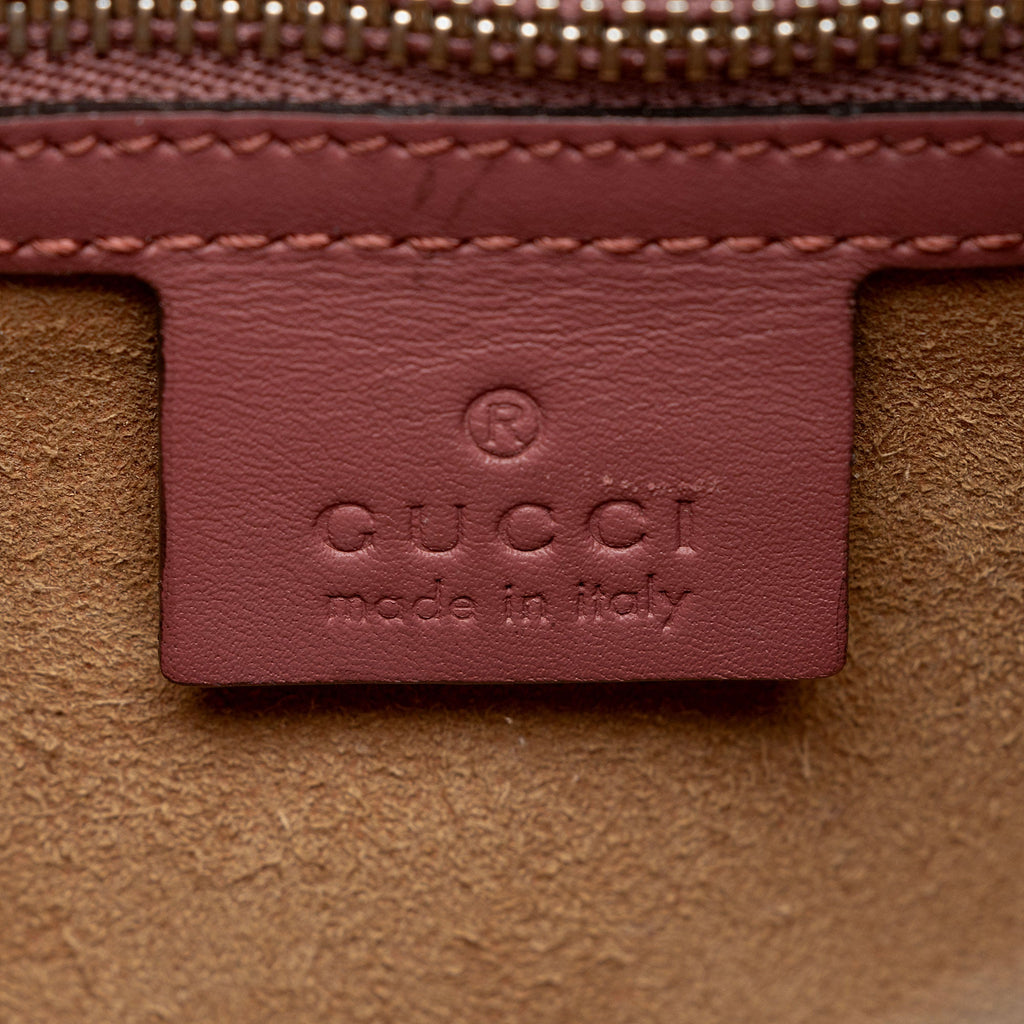 Gucci GG Supreme Blooms Medium Zip Tote (SHF-3qKJ2x)