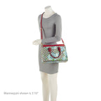 Gucci GG Supreme Blooms Medium Zip Tote