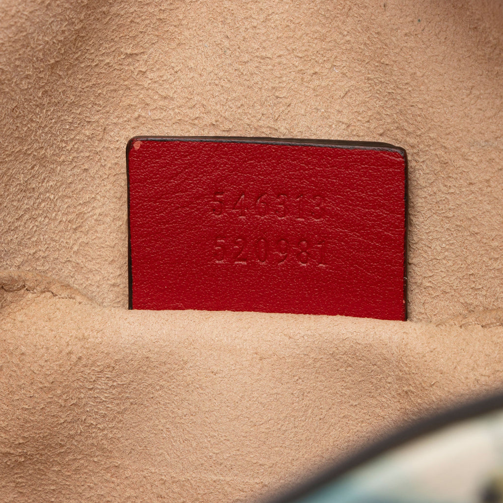 Gucci GG Supreme Blooms Mini Chain Bag (SHF-5o2pHV)