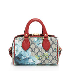 Gucci GG Supreme Blooms Mini Boston Bag (SHF-On3Jgx)