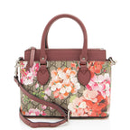 Gucci GG Supreme Blooms Mini Zip Tote