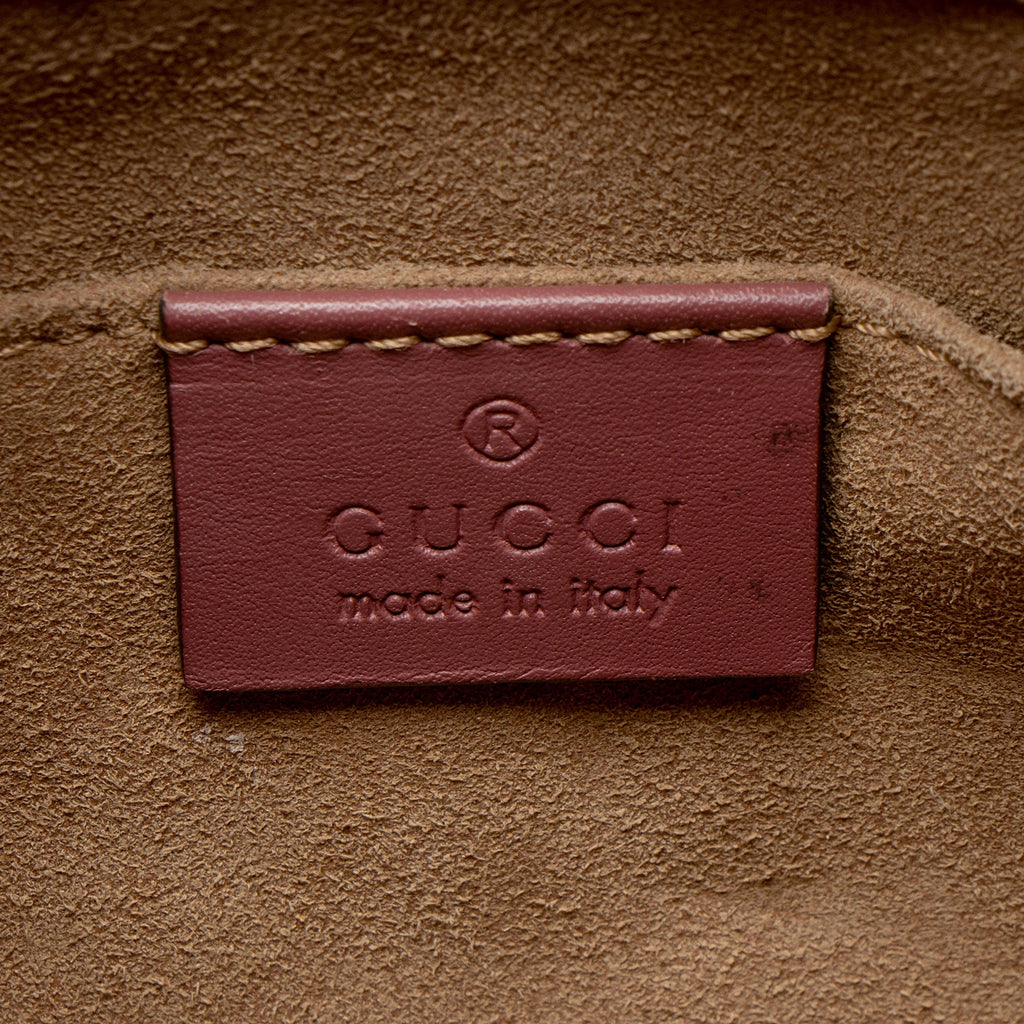 Gucci GG Supreme Blooms Mini Zip Tote