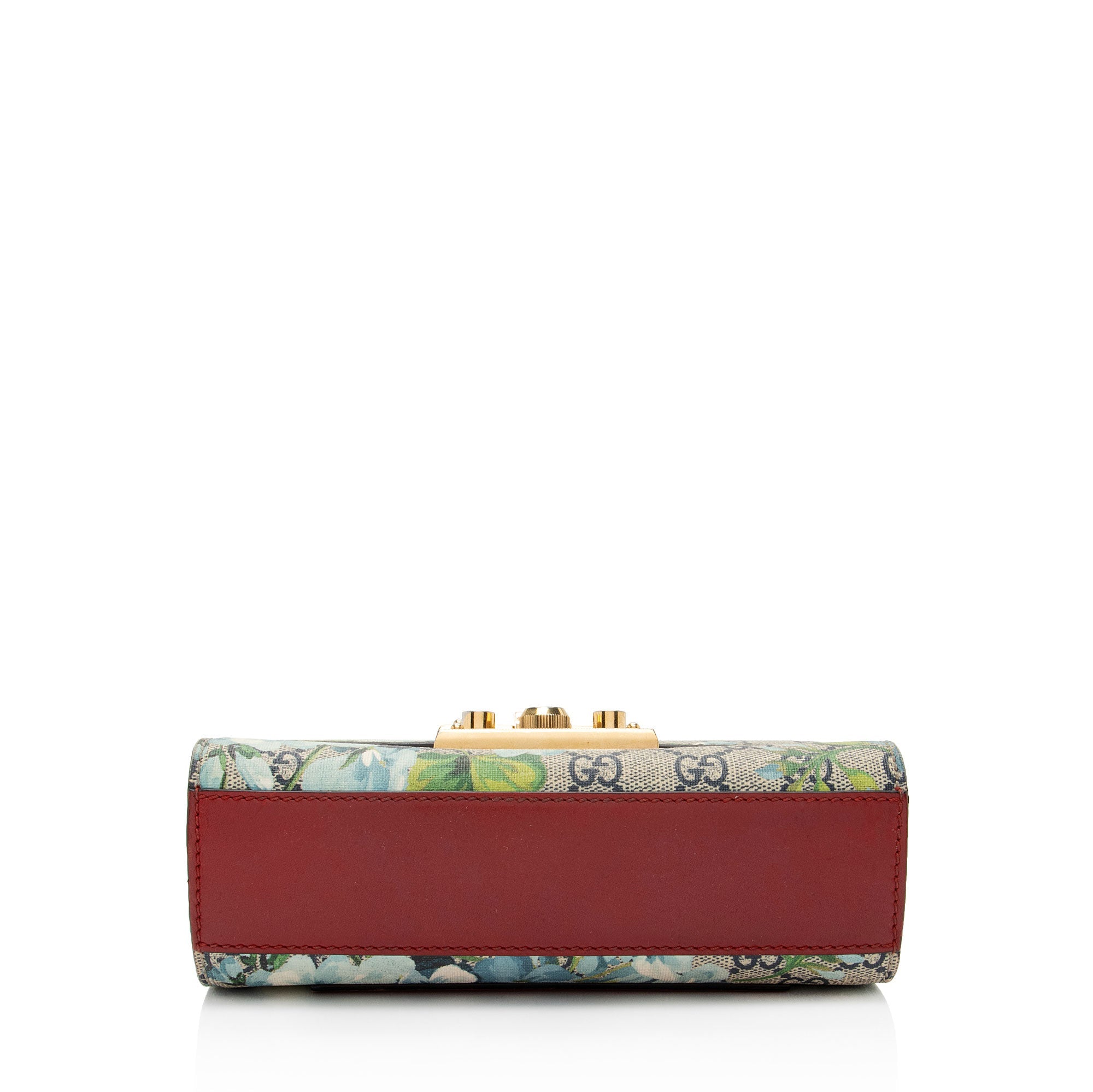 Gucci GG Supreme Blooms Padlock Small Shoulder Bag (SHF-aRDxaC)
