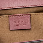 Gucci GG Supreme Blooms Padlock Small Shoulder Bag (SHF-BfraHH)