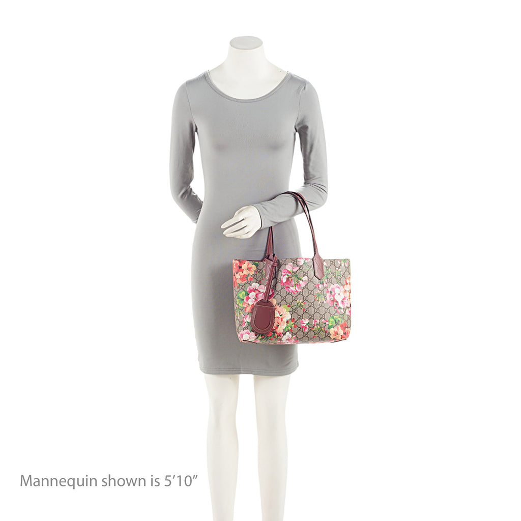 Gucci GG Supreme Blooms Reversible Small Tote