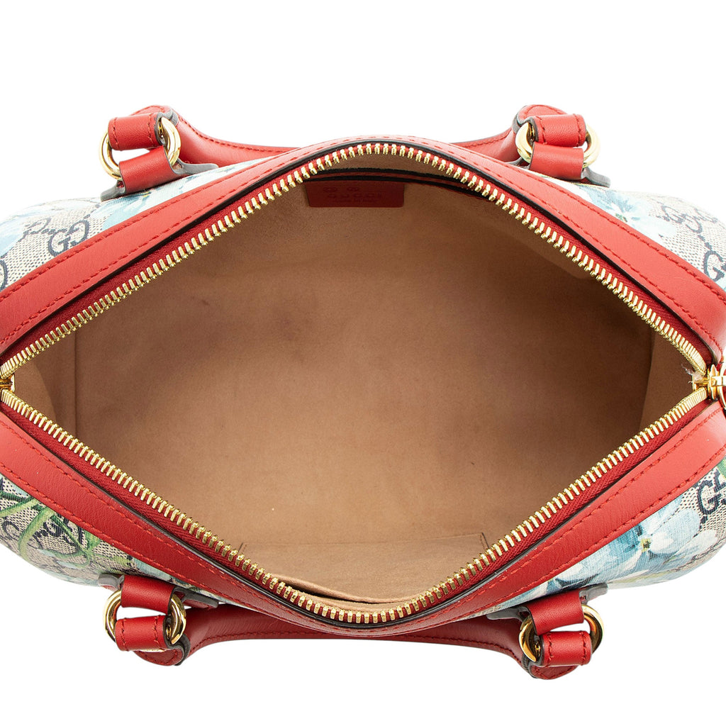 Gucci GG Supreme Blooms Small Satchel
