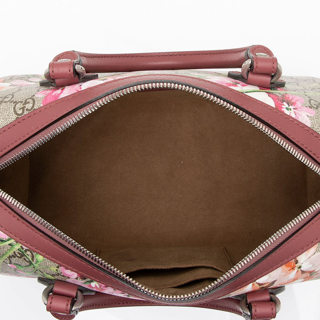 Gucci GG Supreme Blooms Small Top Handle Bag (SHF-kJIt8A)