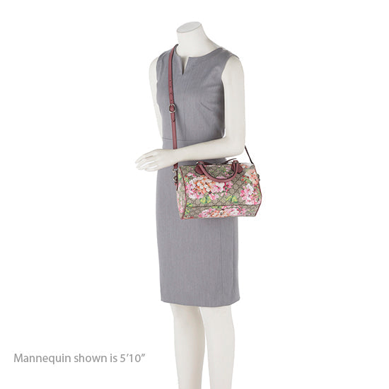 Gucci GG Supreme Blooms Small Top Handle Bag (SHF-kJIt8A)