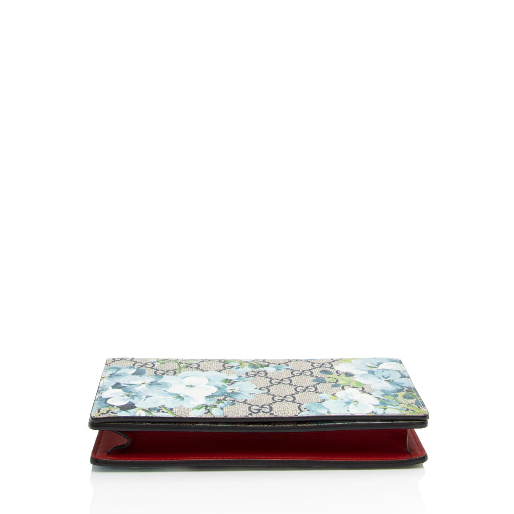 Gucci GG Supreme Blooms Wallet on Chain Bag (SHF-ipAKVB)